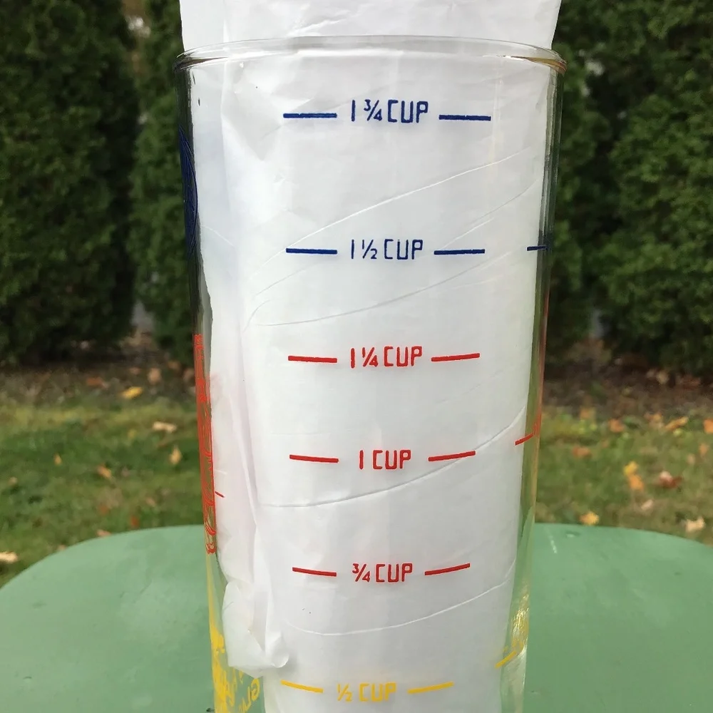 Vintage Libbey Union Made Measuring Glass Cocktail Mixing Barware